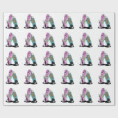 スニーカー・ボーイフレンドとガールフレンド ラッピングペーパー (フラット)