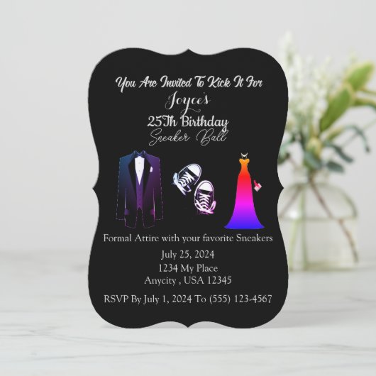 スニーカー・ボール 招待状 (スタンド正面)