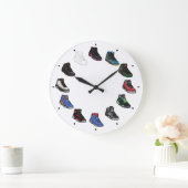 スニーカーACRYLIC WALL CLOCK (DB) ラージ壁時計 (ホーム)
