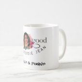 スニーキン&ピーキンコーヒーカップ コーヒーマグカップ (正面右)