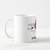 スニーキン&ピーキンコーヒーカップ コーヒーマグカップ (左)