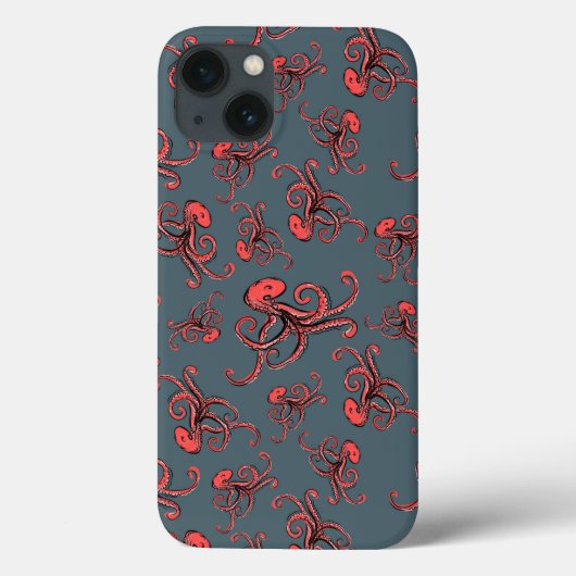 スニーキーなタコ柄 Case-Mate iPhoneケース (裏面)