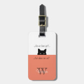 スニーキーキャットウィズザモンペットキャリアラベル ラゲッジタグ (正面縦)