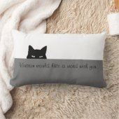 スニーキーキャット装飾用クッション ランバークッション (ブランケット)