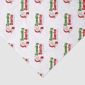 スニーキーサンタロゴ10lbティッシュペーパー、白 薄葉紙 (詳細)