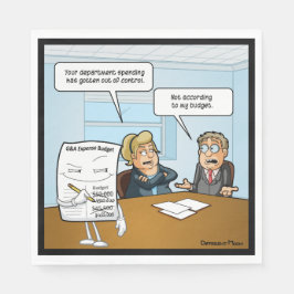 スニーキーバジェットおもしろいパーティーナプキンス スタンダードランチョンナプキン