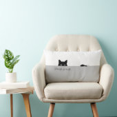 スニーキー猫プレゼント ランバークッション (椅子)