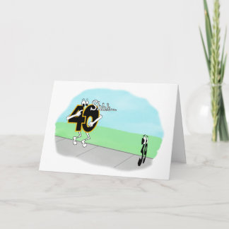 スニーキー40歳の誕生日 カード