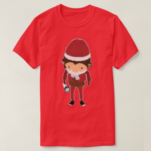 スニークイサスカッチクリスマスサンタサスカッチ Tシャツ (デザイン正面)