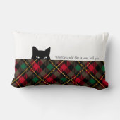 スニークキャットウォレスレッドプライドランバーピロー ランバークッション (裏面)