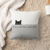 スニークキャットスクエア装飾用クッション クッション (ブランケット)