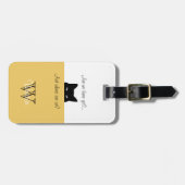 スニークキャットwhere areイエローペットキャリアラベル ラゲッジタグ (正面横)