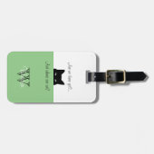 スニークキャットwhere areセージペットキャリアラベル ラゲッジタグ (正面横)