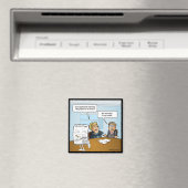 スニークバジェットおもしろいスクエアマグネット マグネット (インサイチュ (食洗機))