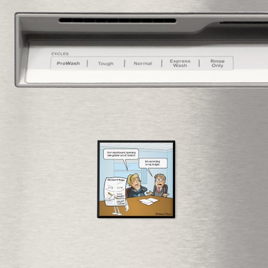 スニークバジェットおもしろいスクエアマグネット マグネット (インサイチュ (食洗機))