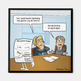 スニークバジェットおもしろいスクエアマグネット マグネット