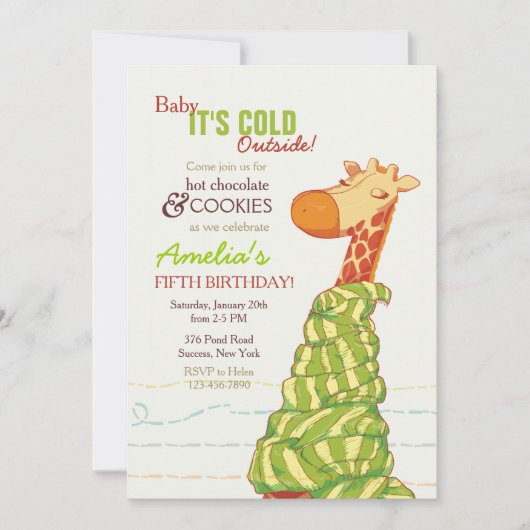 スヌグキリン招待状 招待状 (正面)