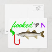 スヌックに夢中になっている ポストカード (正面/裏面)