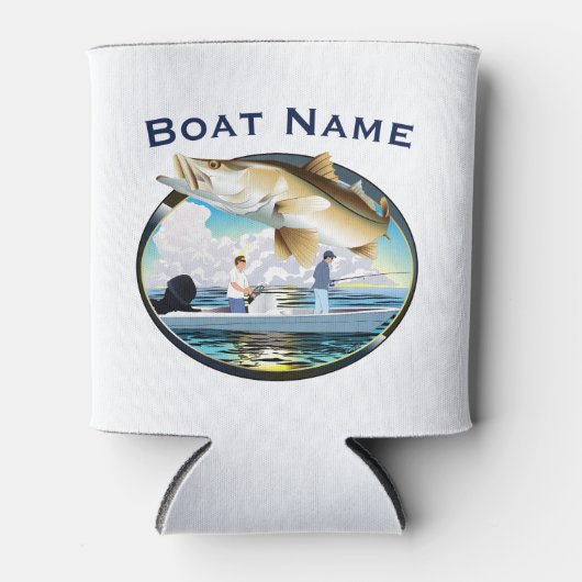 スヌック魚釣りサンセットトラック車帽 缶クーラー (正面)