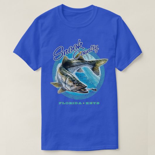 スヌック魚釣り国フロリダ鍵Tシャツ Tシャツ (デザイン正面)