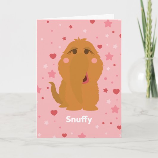 スヌフィーハート&スターズグラフィック カード (正面)