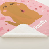 スヌフィーハート&スターズグラフィック シェルパブランケット (3/4)