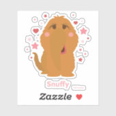 スヌフィーハート&スターズグラフィック シール (シート)