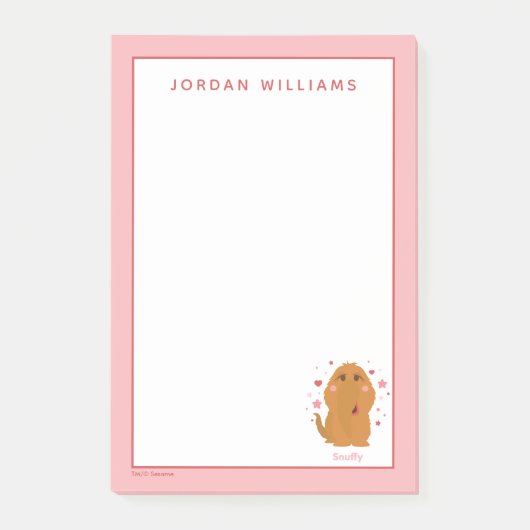 スヌフィーハート&スターズグラフィック ポストイット (正面)