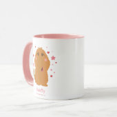 スヌフィーハート&スターズグラフィック マグカップ (正面左)