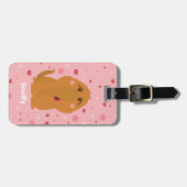 スヌフィーハート&スターズグラフィック ラゲッジタグ (正面横)