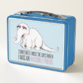 スヌフルパグス |時々恋しく思の日 メタルランチボックス (裏面)