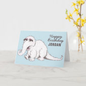 スヌフルパグス|時々私が恋しく思日 カード (黄色い花)