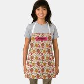 スヌフルーパグスとビッグバードグルービーの花柄 エプロン (インサイチュ)