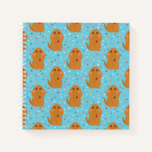 スヌフルーパグスブルースターズ&ドットパターン ノートブック