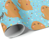 スヌフルーパグスブルースターズ&ドットパターン ラッピングペーパー (ロールコーナー)