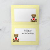 スヌーカーくま シーズンカード (内部)