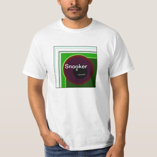 スヌーカーのチャンピオン Tシャツ (正面)