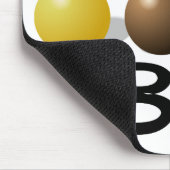 スヌーカーのプレーヤーおよびすべてのための球のマウスパッド! マウスパッド (コーナー)