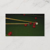 スヌーカーの打撃 名刺 (裏面)