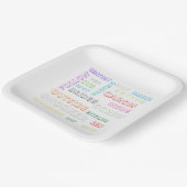 スヌーカーをテーマにした紙プレート ペーパープレート (傾斜あり)