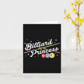 スヌーカーゲームビリヤードプリンセスプールプレイヤーズビリヤ カード (黄色い花)