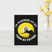 スヌーカーゲームプールとビール飲み込みプールプレーヤーBi カード (黄色い花)