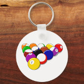 スヌーカーボールキーチェーン キーホルダー