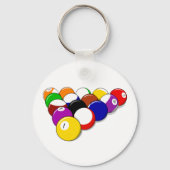 スヌーカーボールキーチェーン キーホルダー (正面)