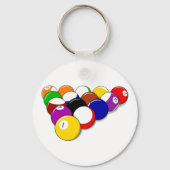 スヌーカーボールキーチェーン キーホルダー (裏面)