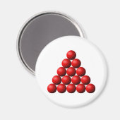 スヌーカー三角形 マグネット (正面/裏面)