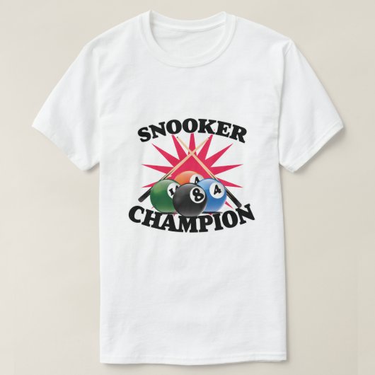 スヌーカー チャンピオン Tシャツ (デザイン正面)