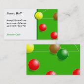 スヌーカー 名刺 (正面/裏面)