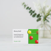 スヌーカー 名刺 (スタンド正面)