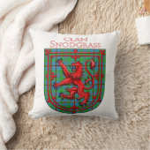 スヌーグラスタータンチェックスコティッシュプレイドライオンラパント クッション (ブランケット)